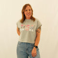 USA Patchwork Floral Top