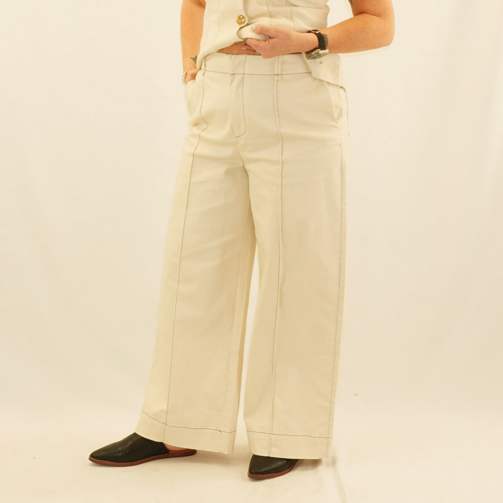Cream Pants
