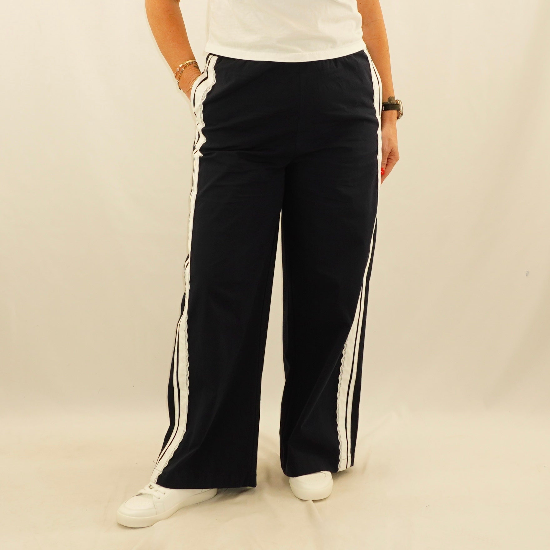 Lace Track Pants