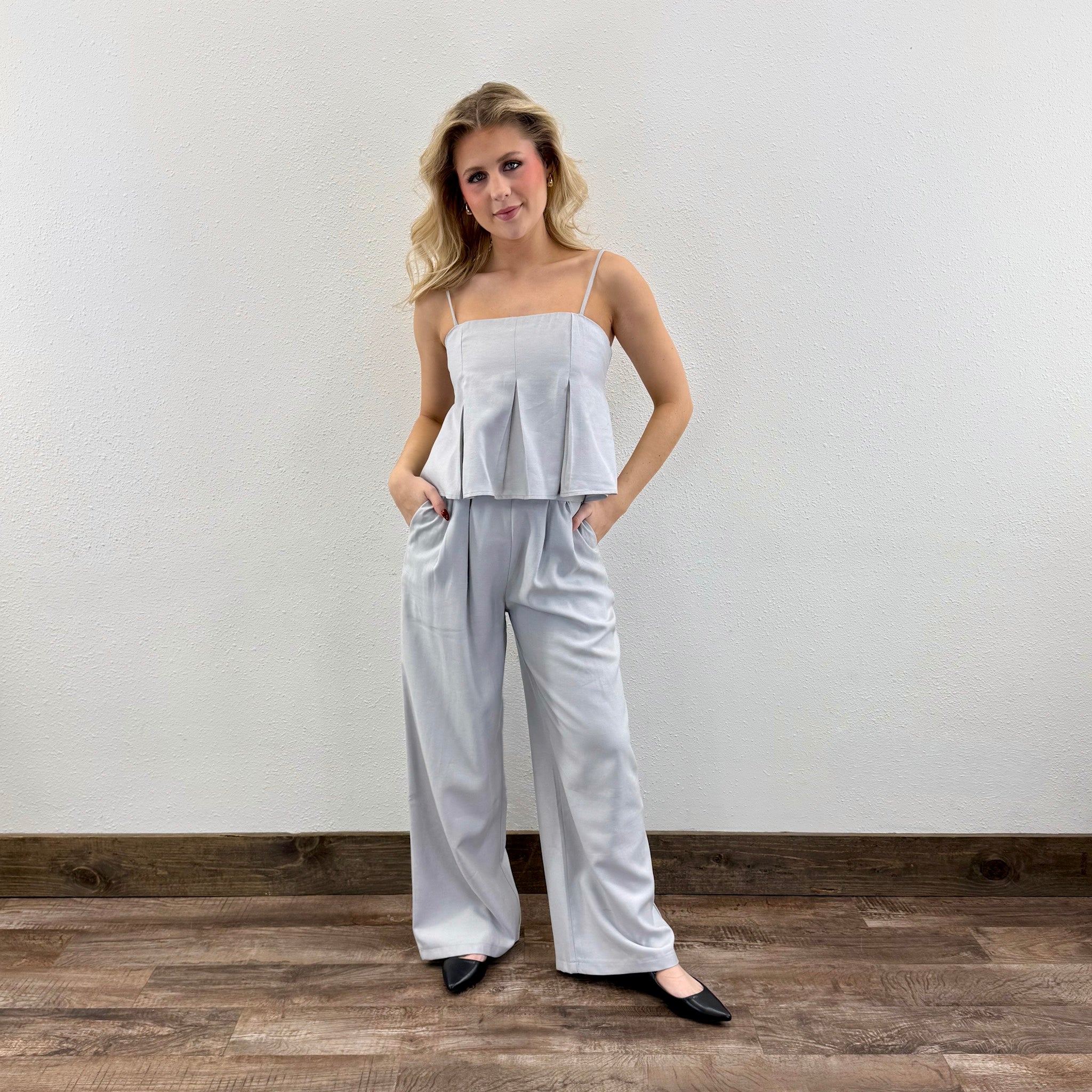 Pleated Pants