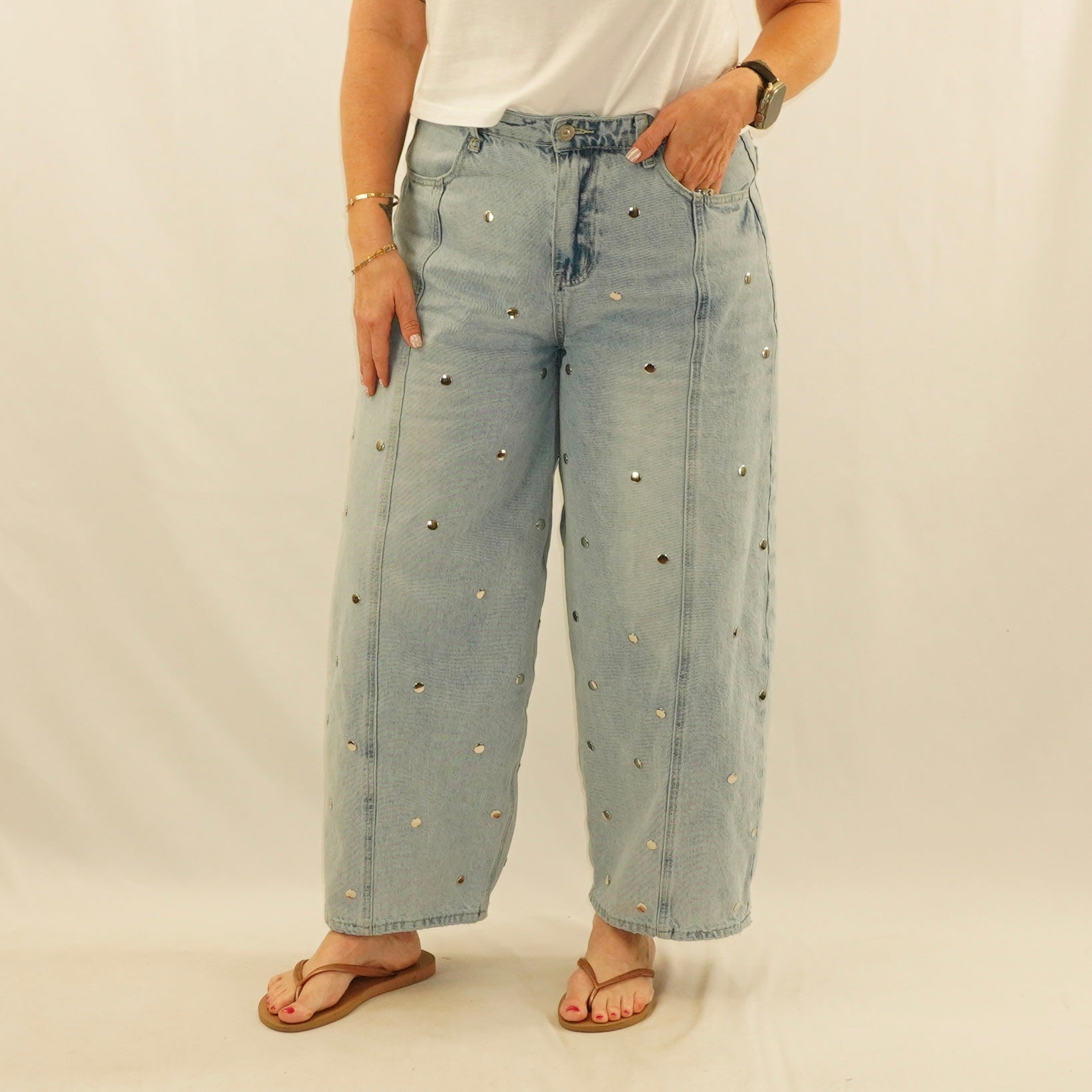 Studded Jeans