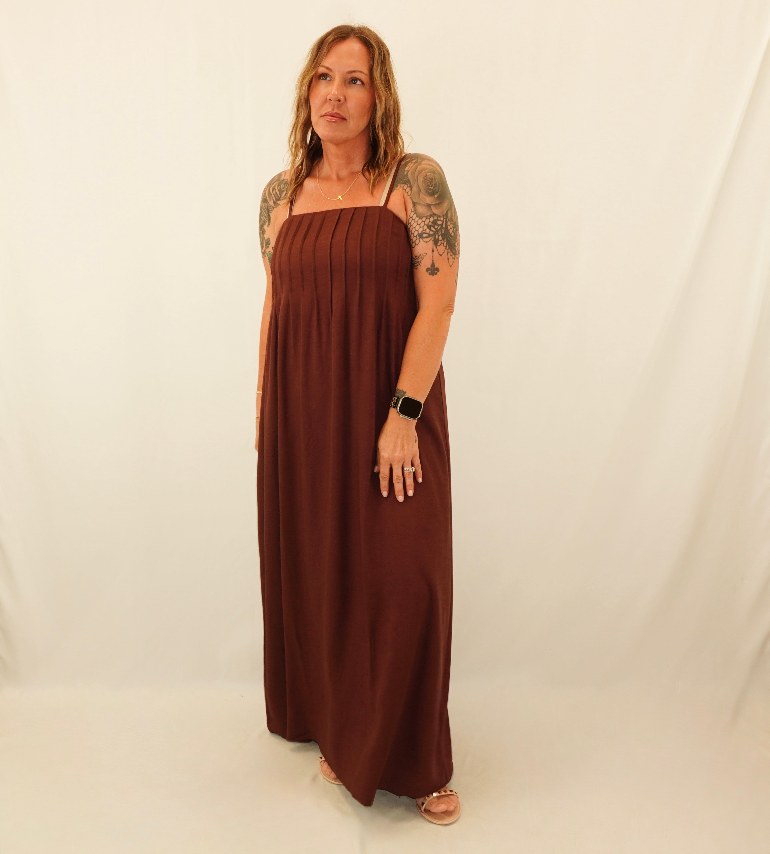 Brook Pintuck Dress
