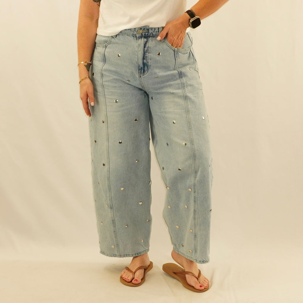 Studded Jeans