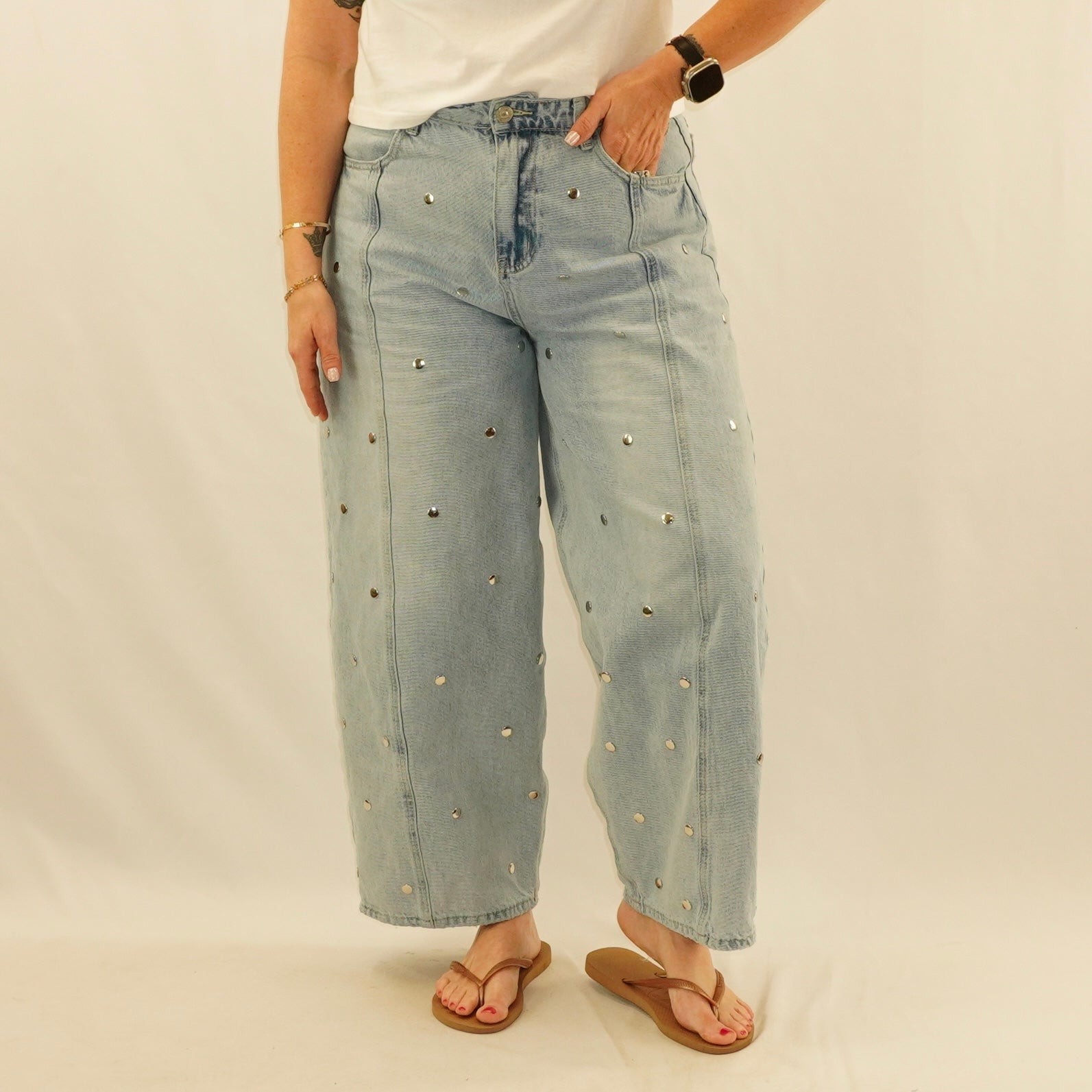 Studded Jeans