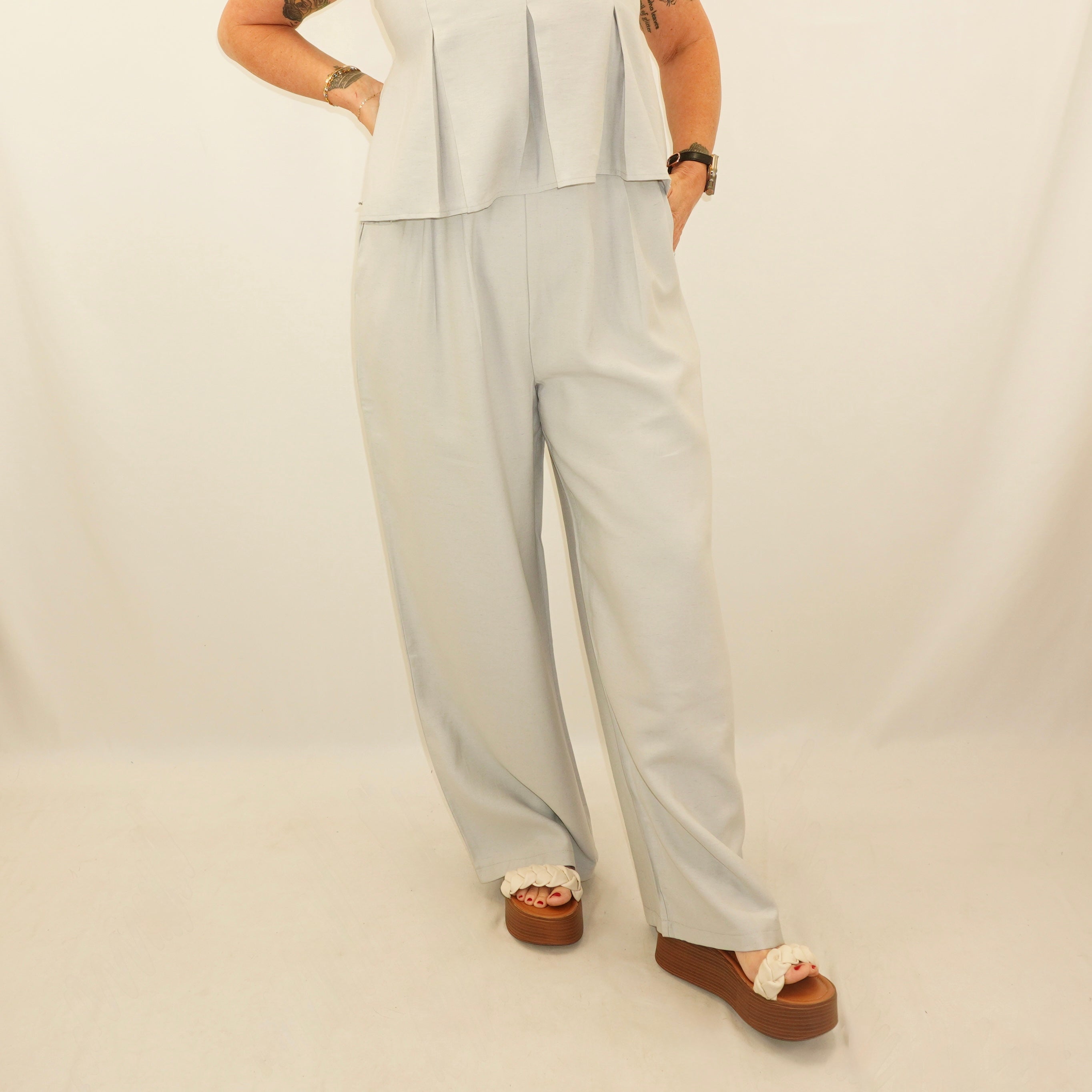 Pleated Pants