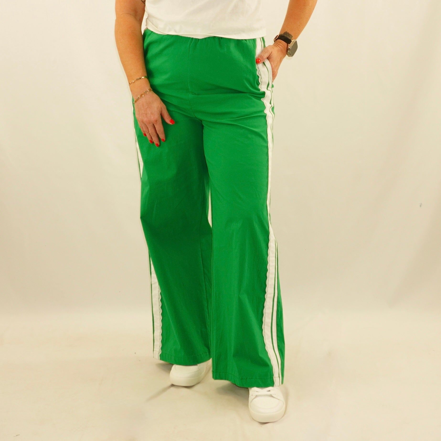 Lace Track Pants