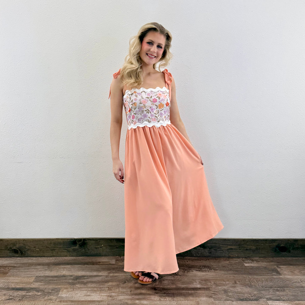 Peach Dress