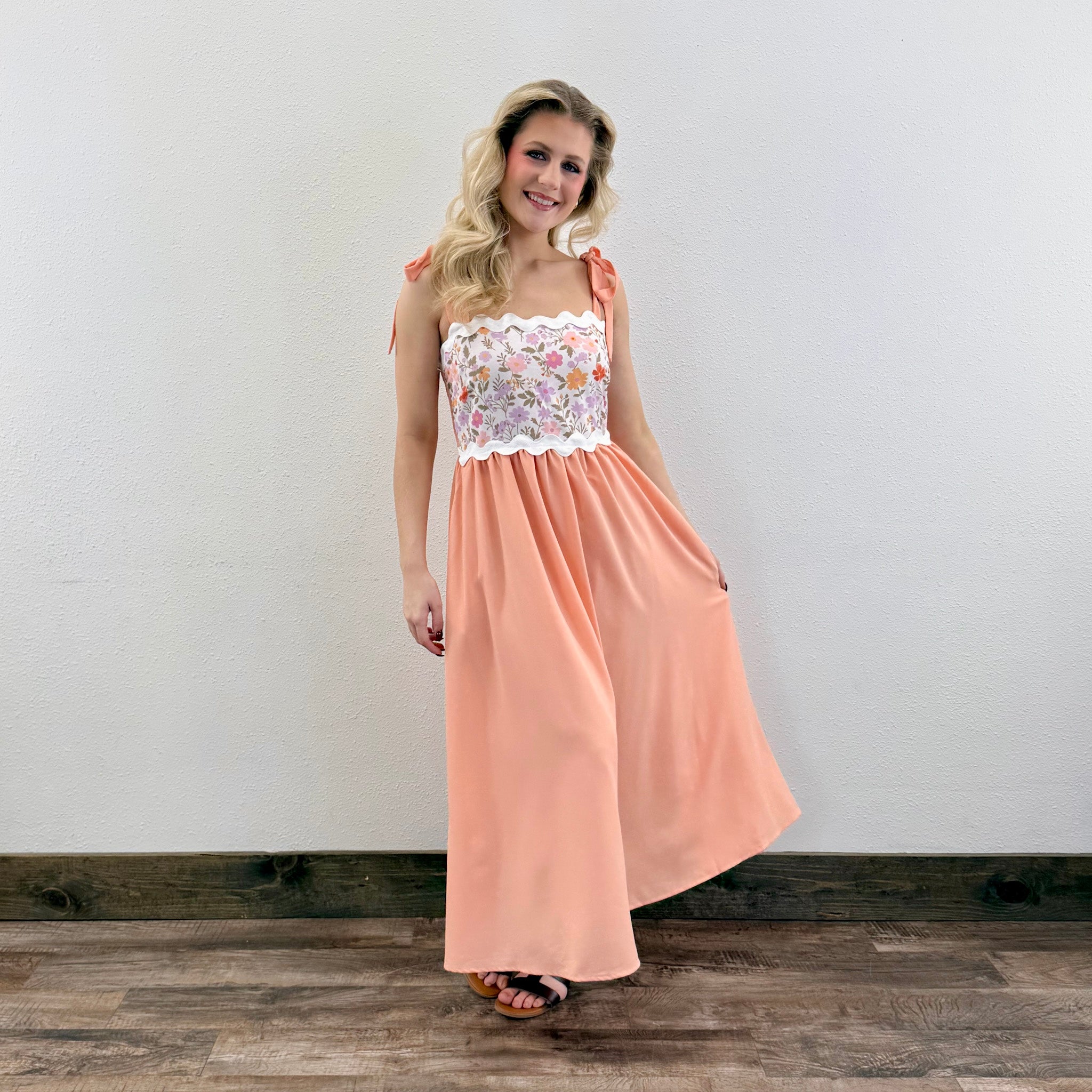 Peach Dress