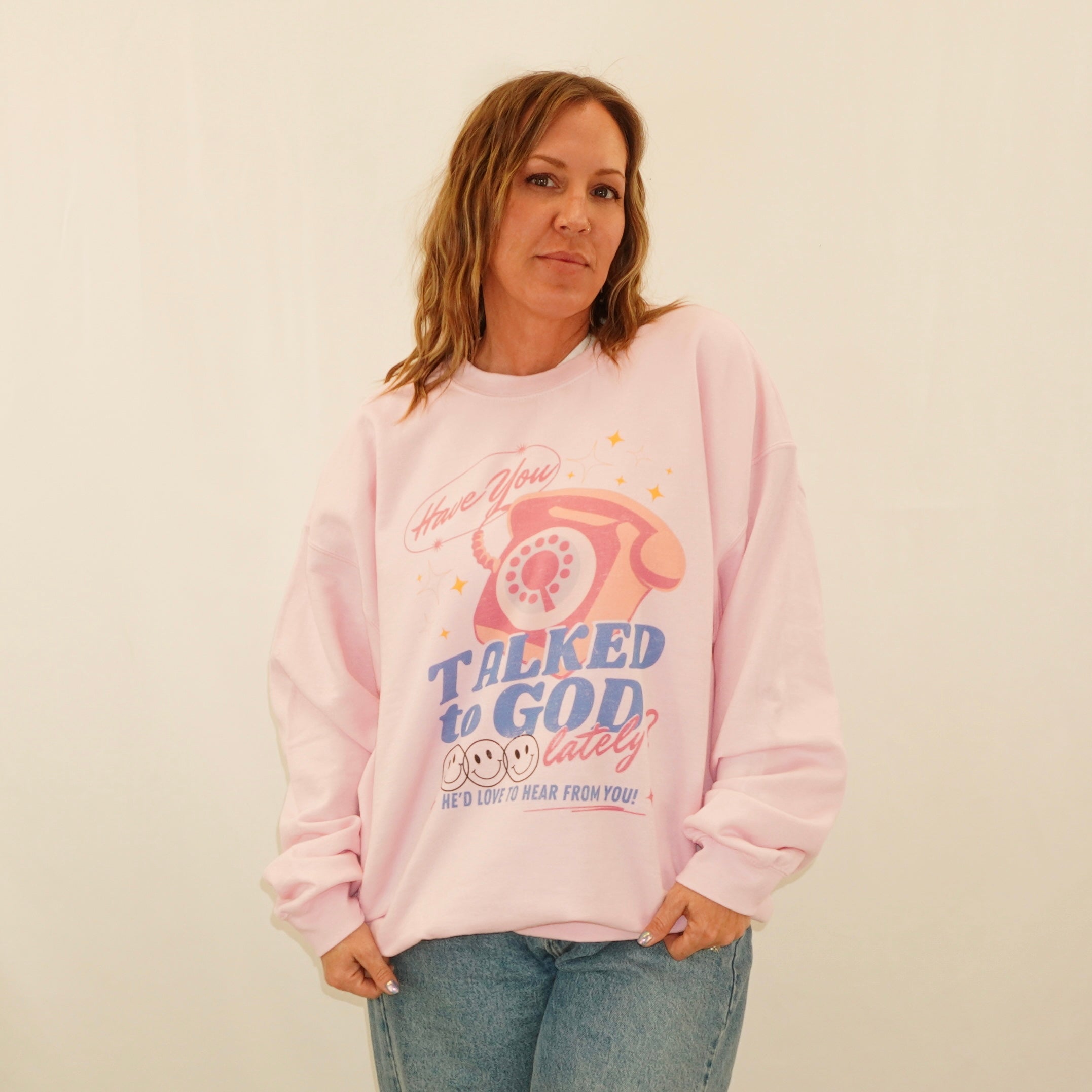 Talk to God Crewneck