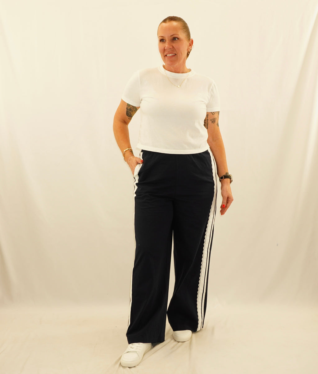Lace Track Pants