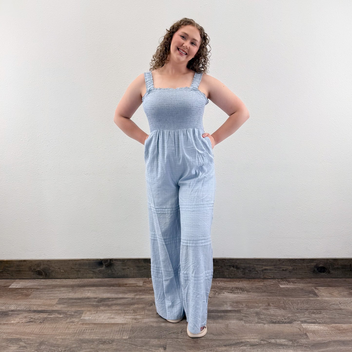 Pintuck Jumpsuit