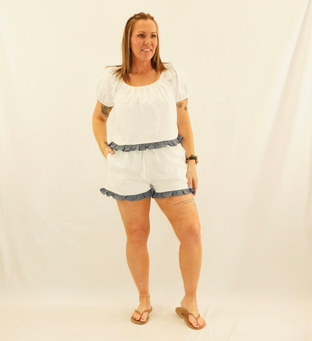 Ruffle Shorts