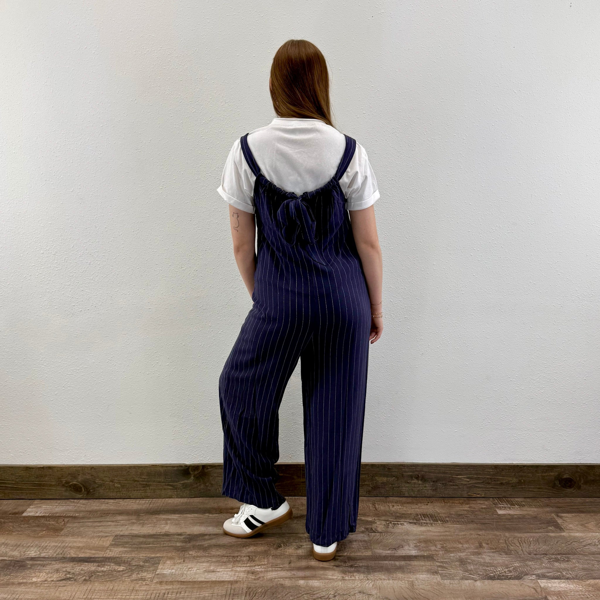 Pinstripe Jumpsuit