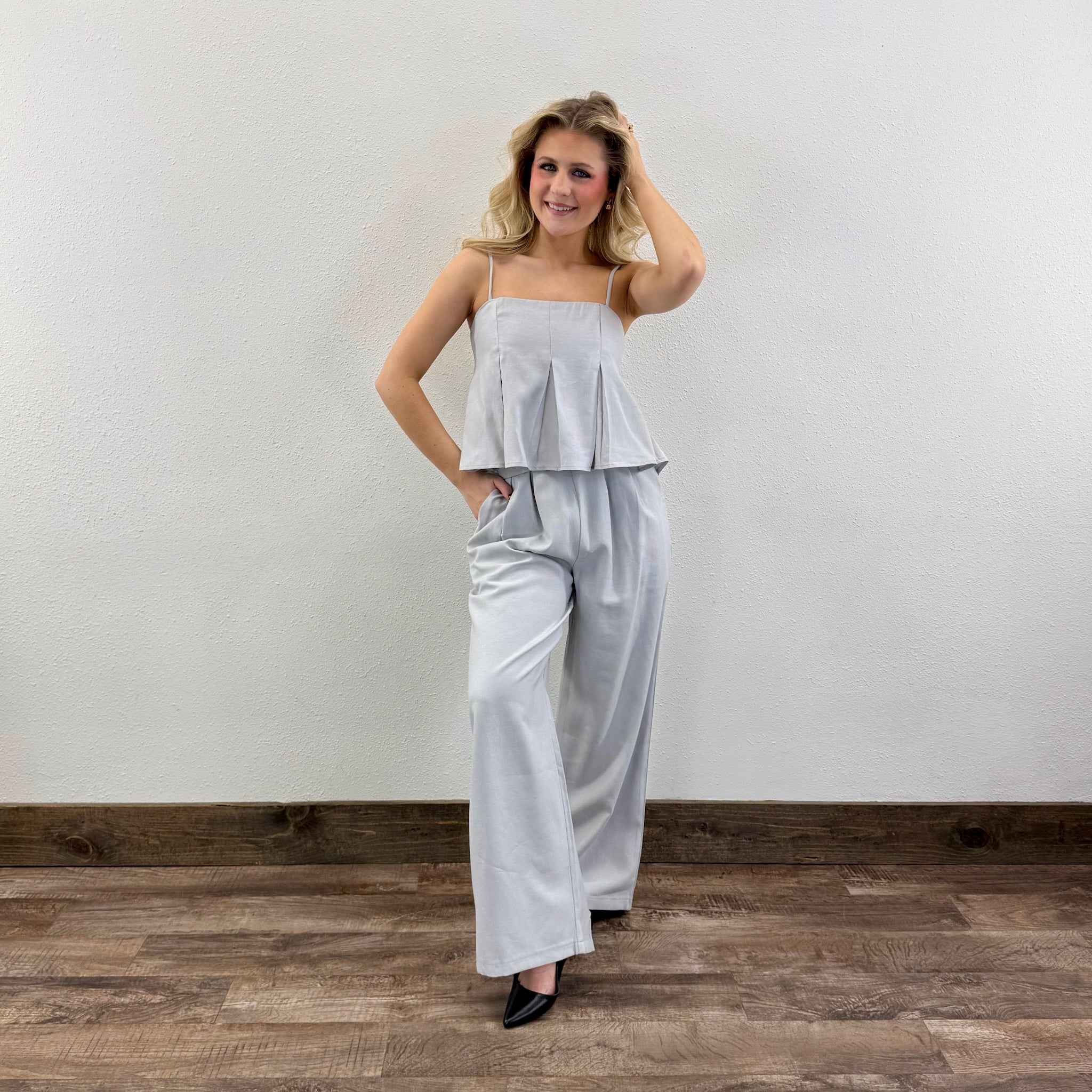 Pleated Pants