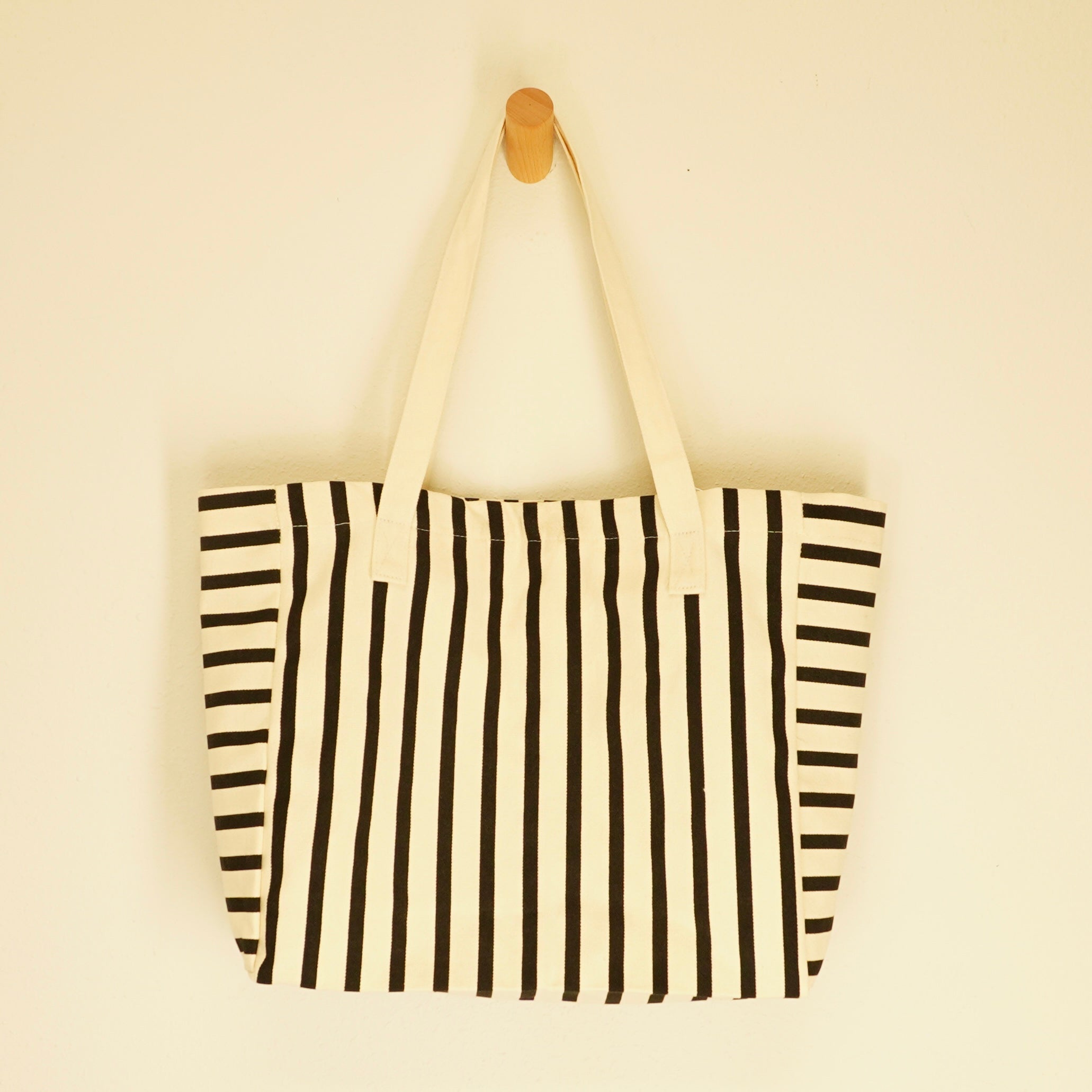 Striped Canvas Bag
