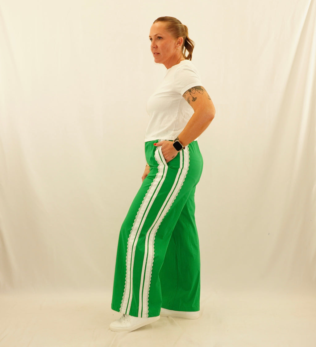 Lace Track Pants
