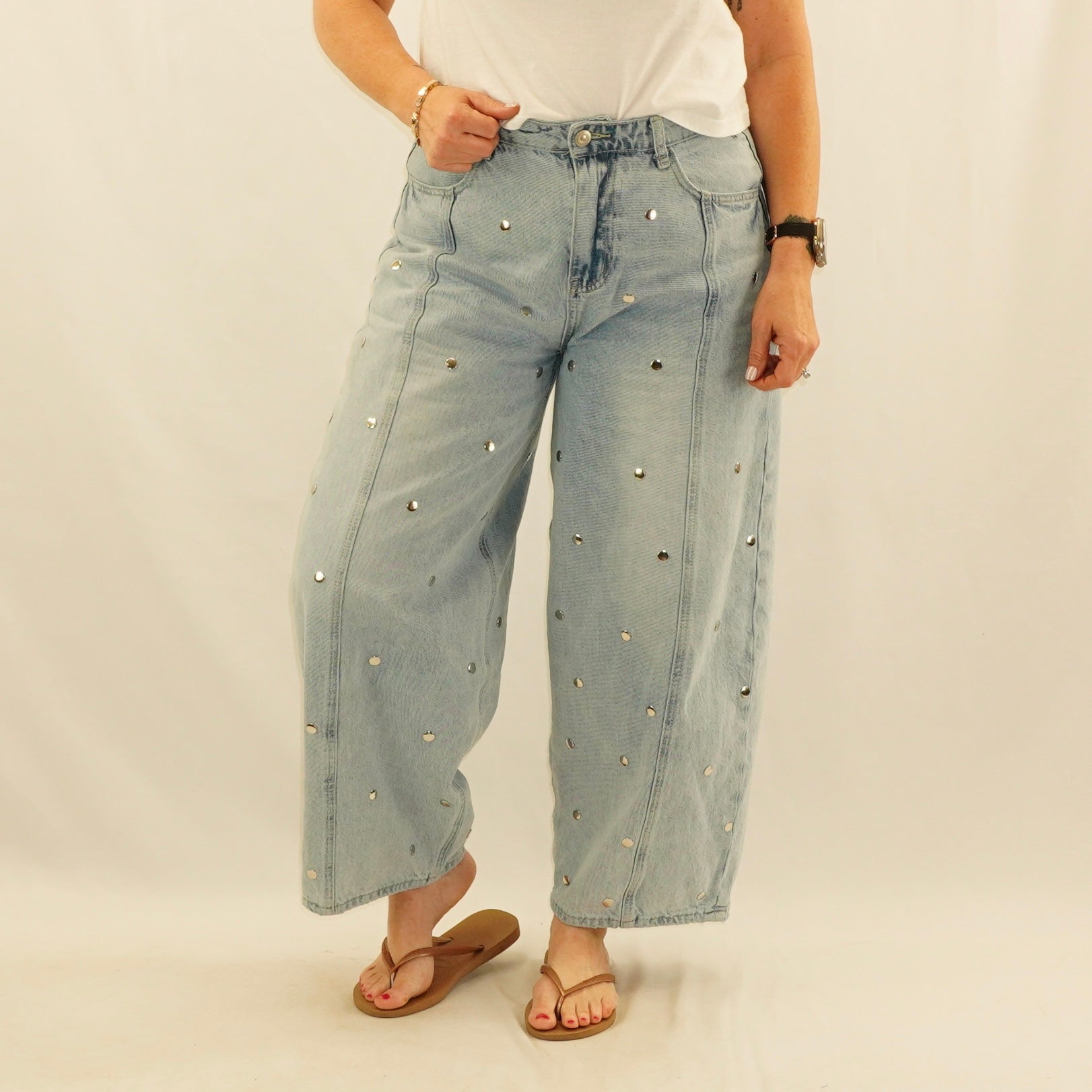 Studded Jeans