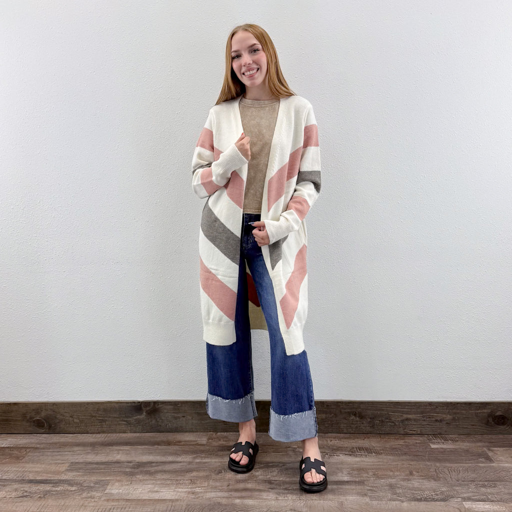 Chevron Cardigan