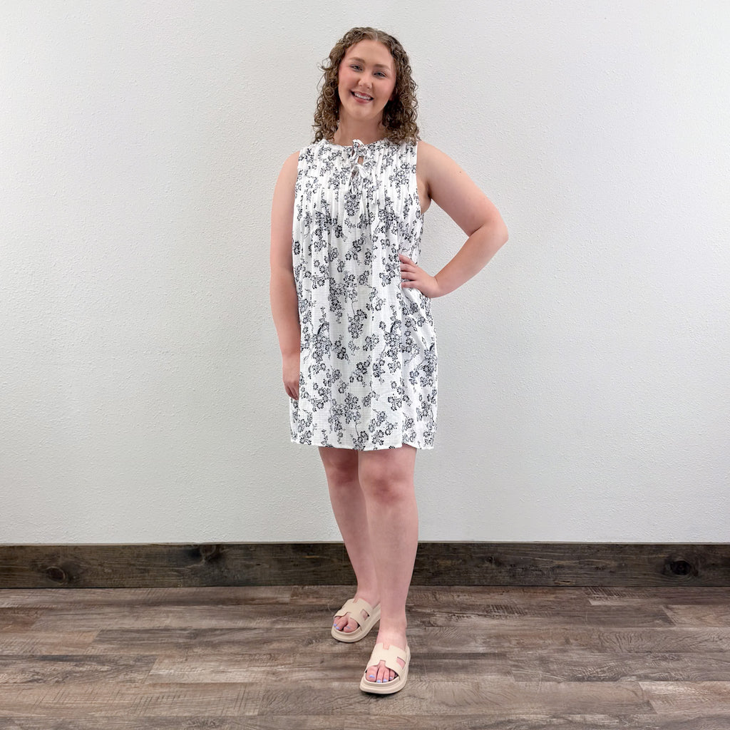 Pintuck Dress