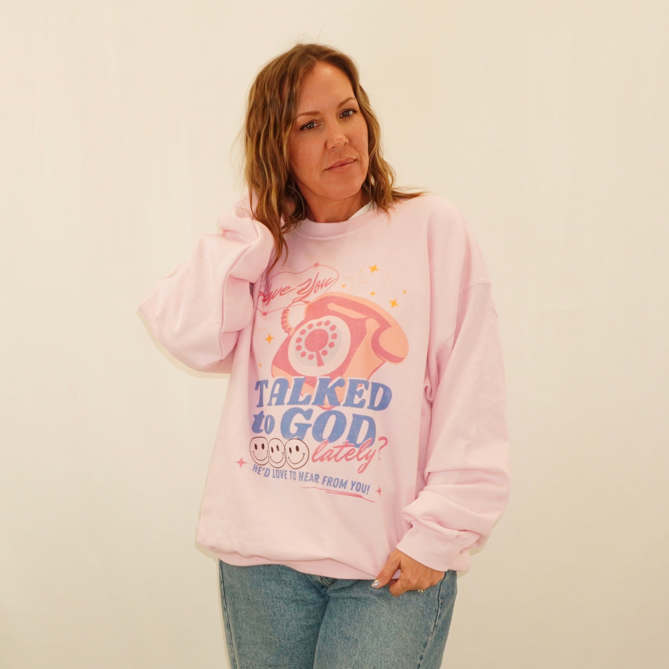 Talk to God Crewneck