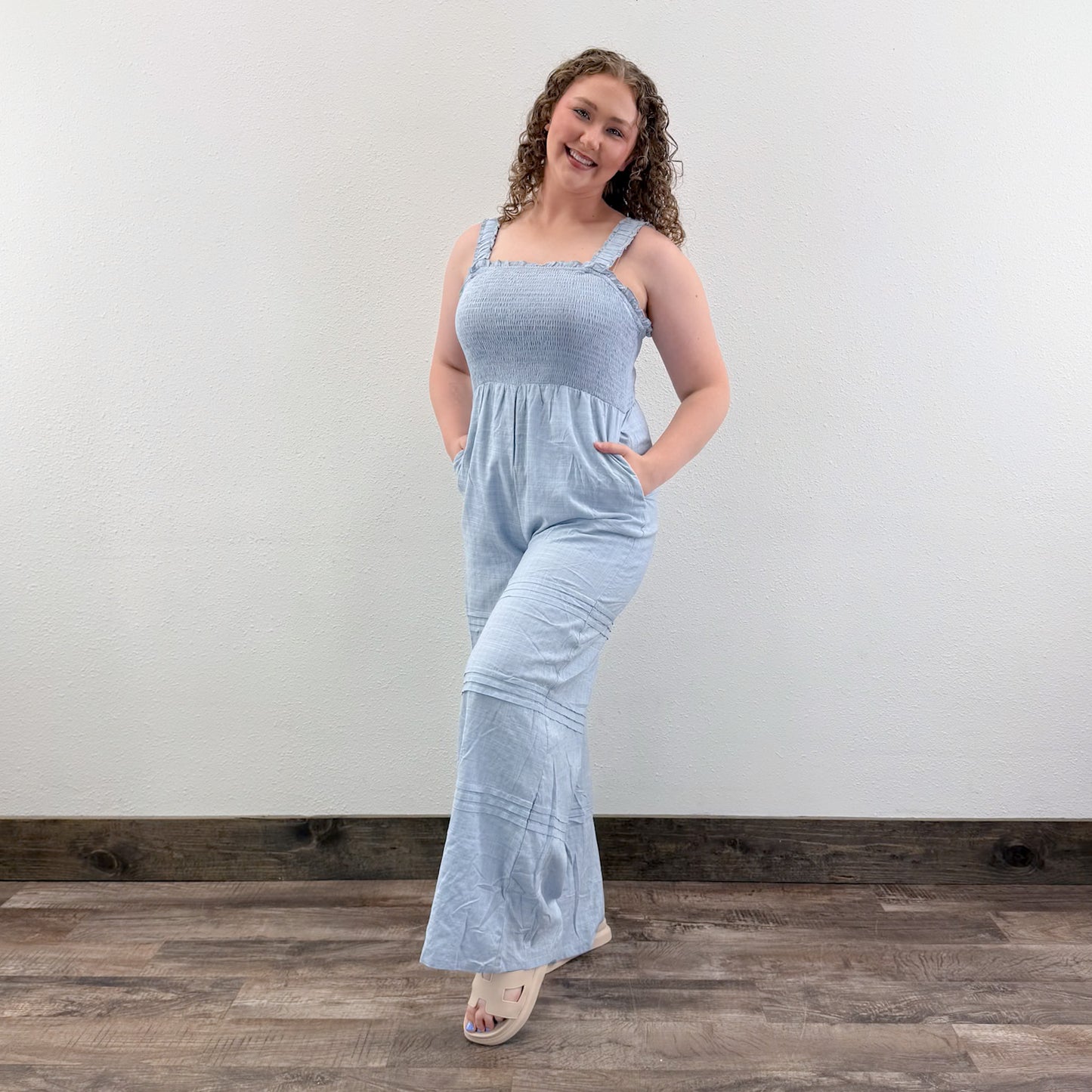 Pintuck Jumpsuit