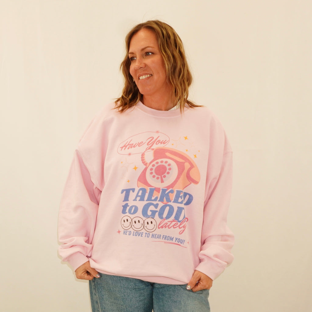 Talk to God Crewneck