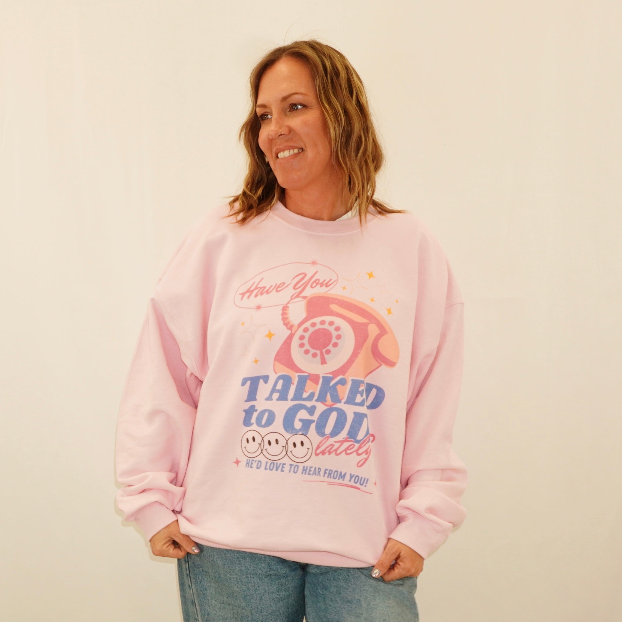 Talk to God Crewneck