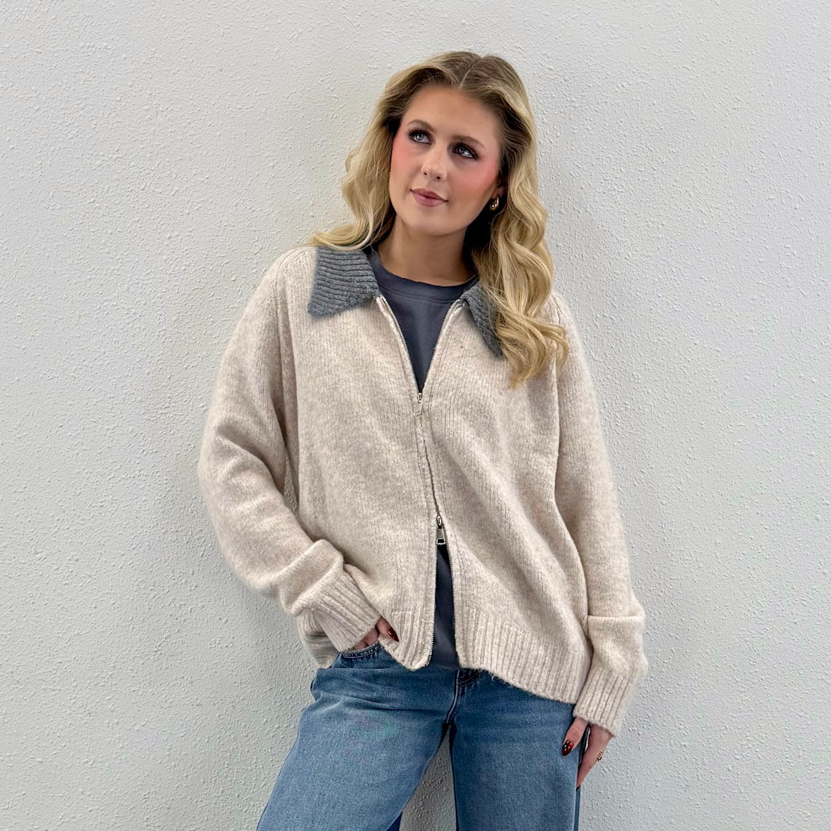 Apricot Sweater