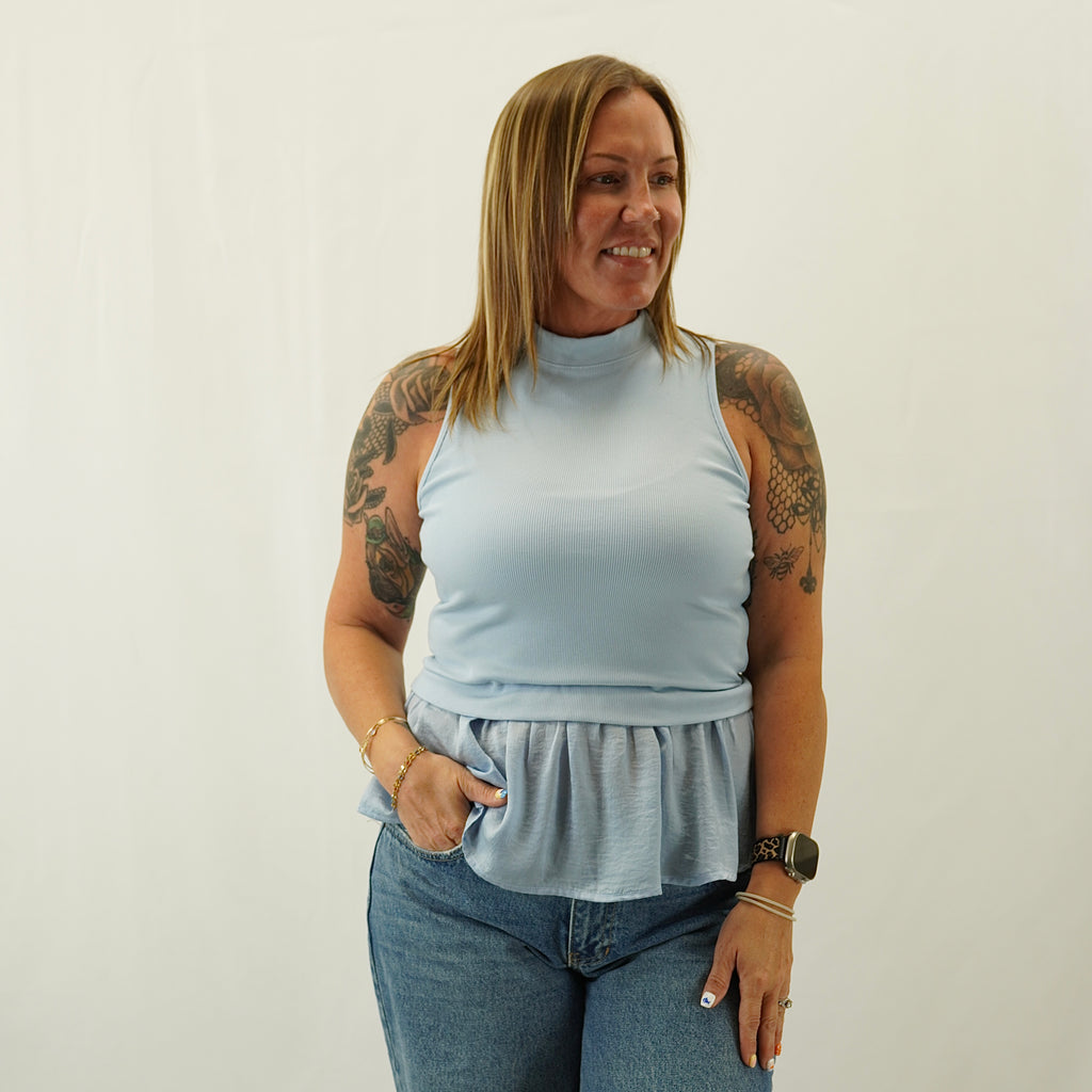 Mock Neck Tank
