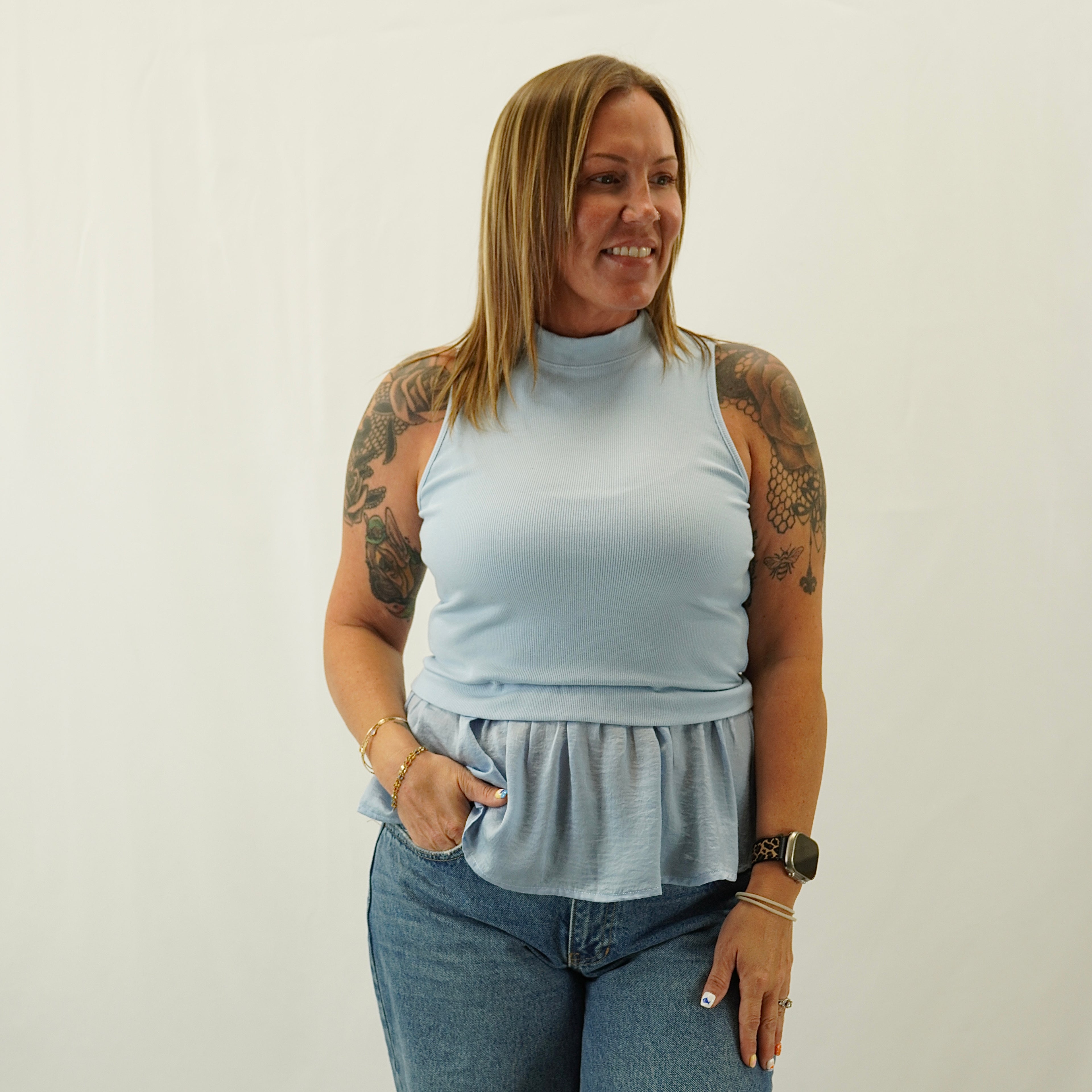 Mock Neck Tank