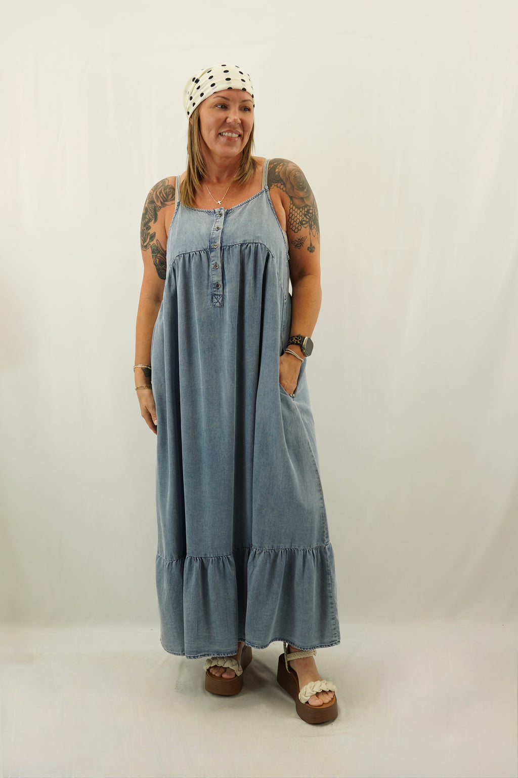 Chambray Dress