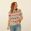Floral Knit Top