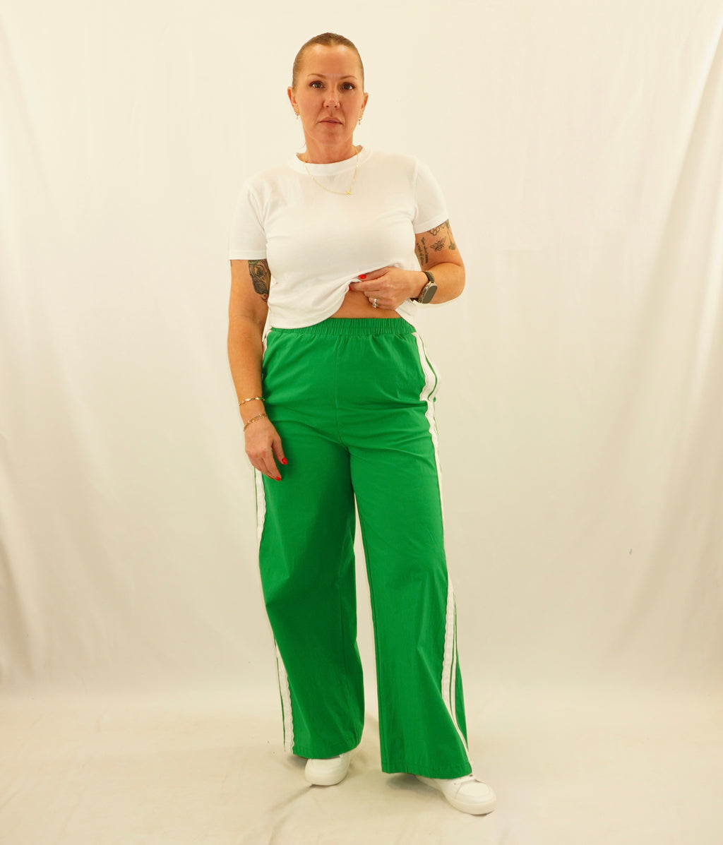 Lace Track Pants