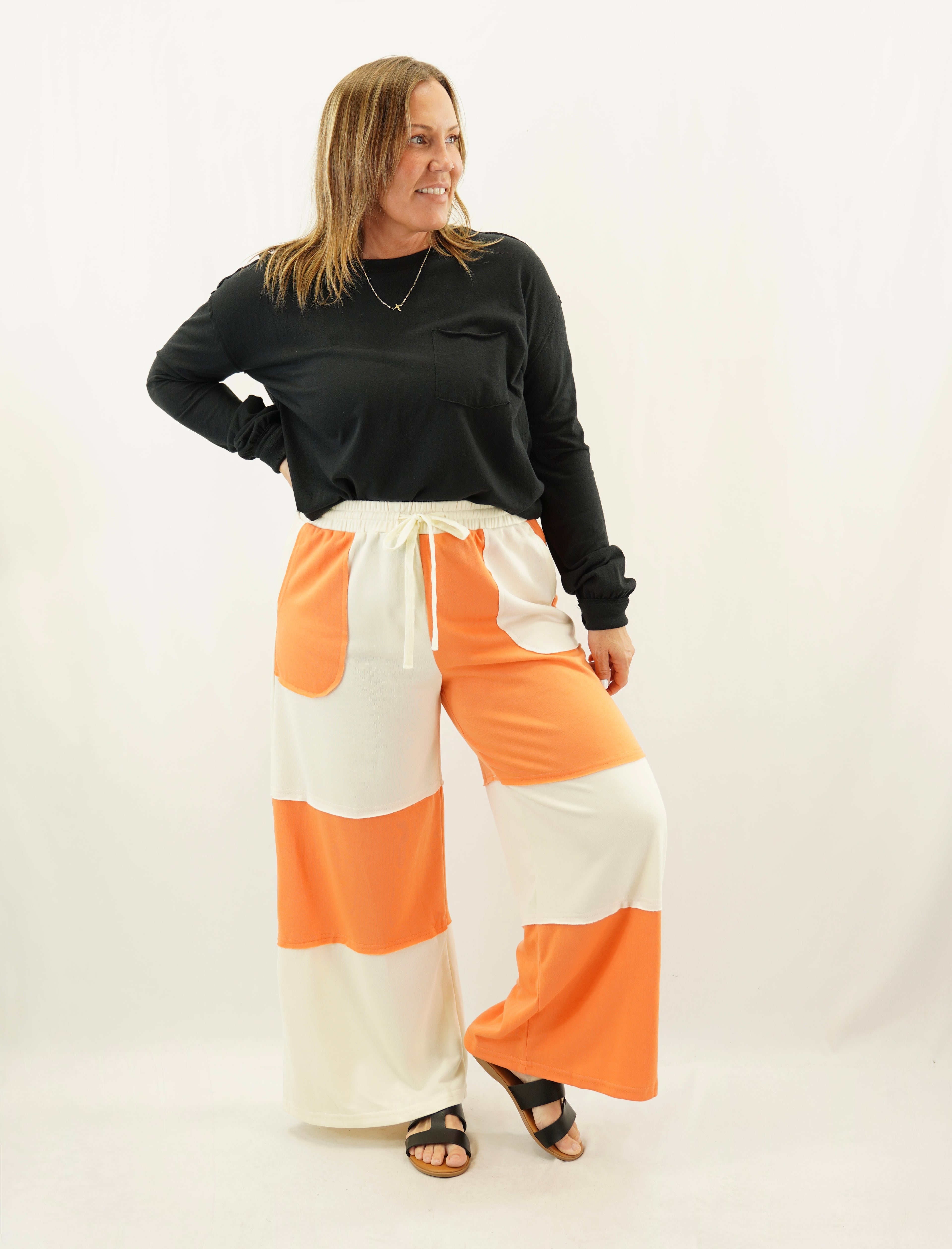 Russet Patchwork Pants