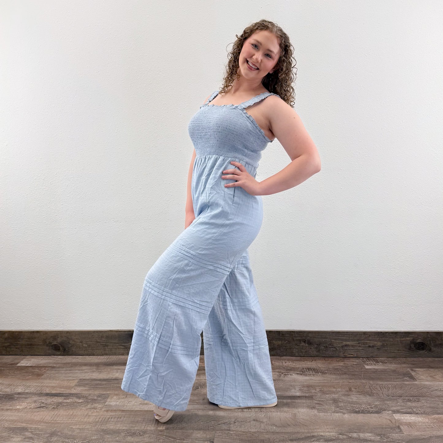Pintuck Jumpsuit