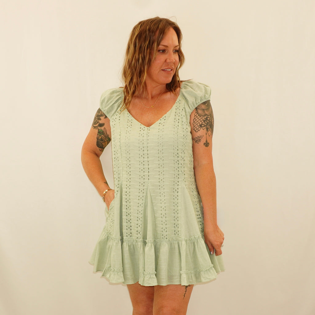 Eyelet Dress