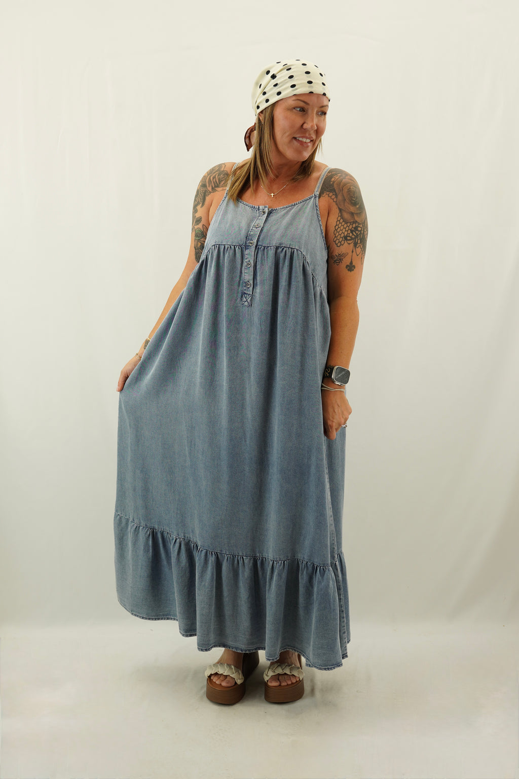 Chambray Dress