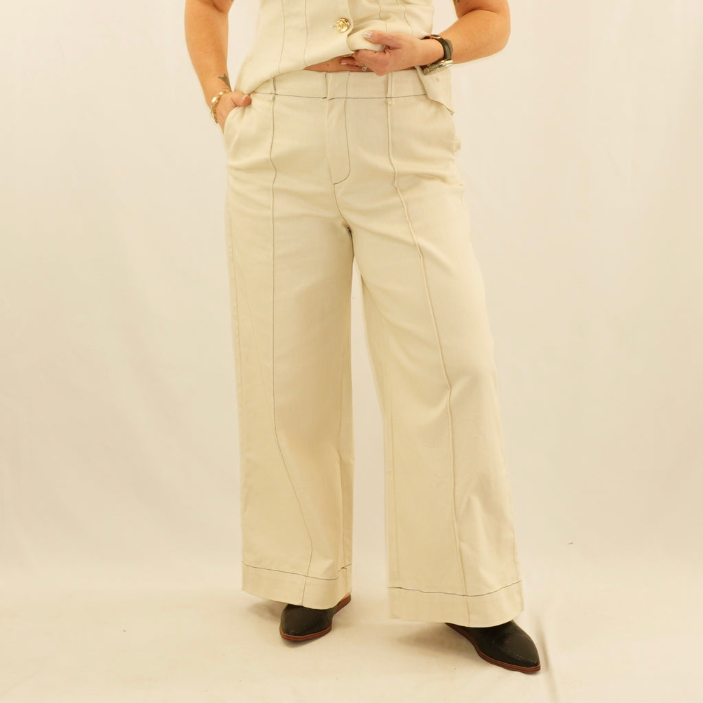 Cream Pants
