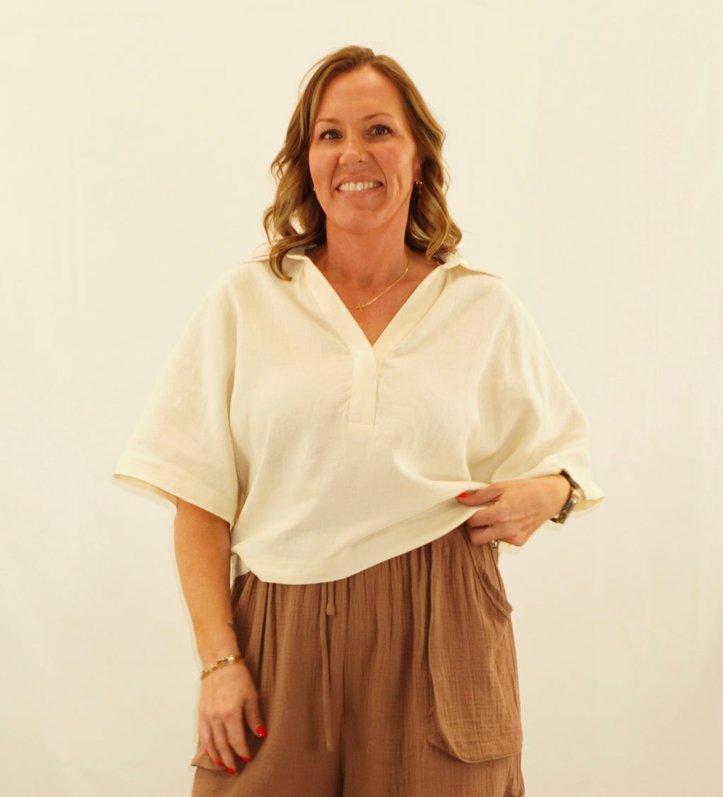 Drape Blouse