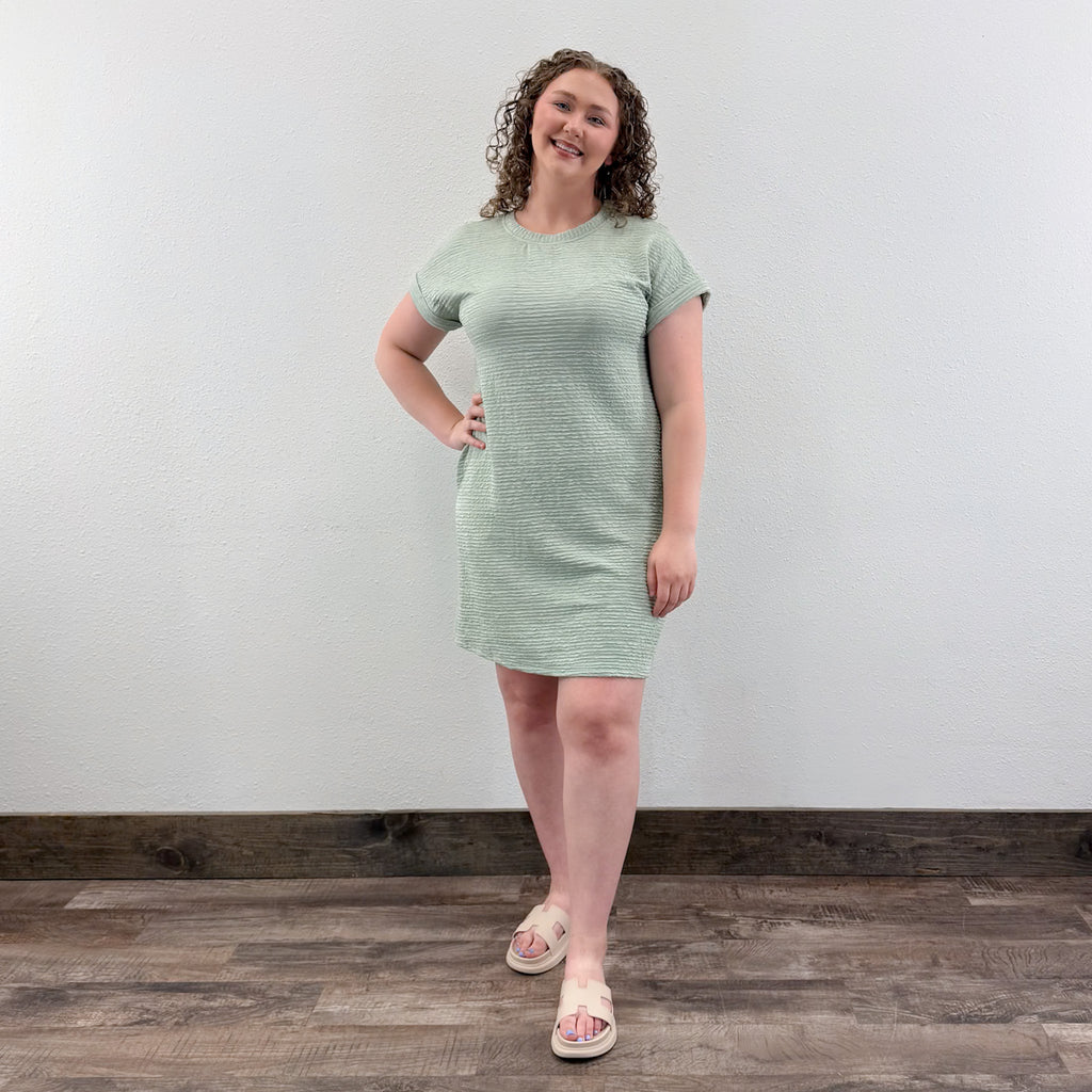 Crinkle T-Dress
