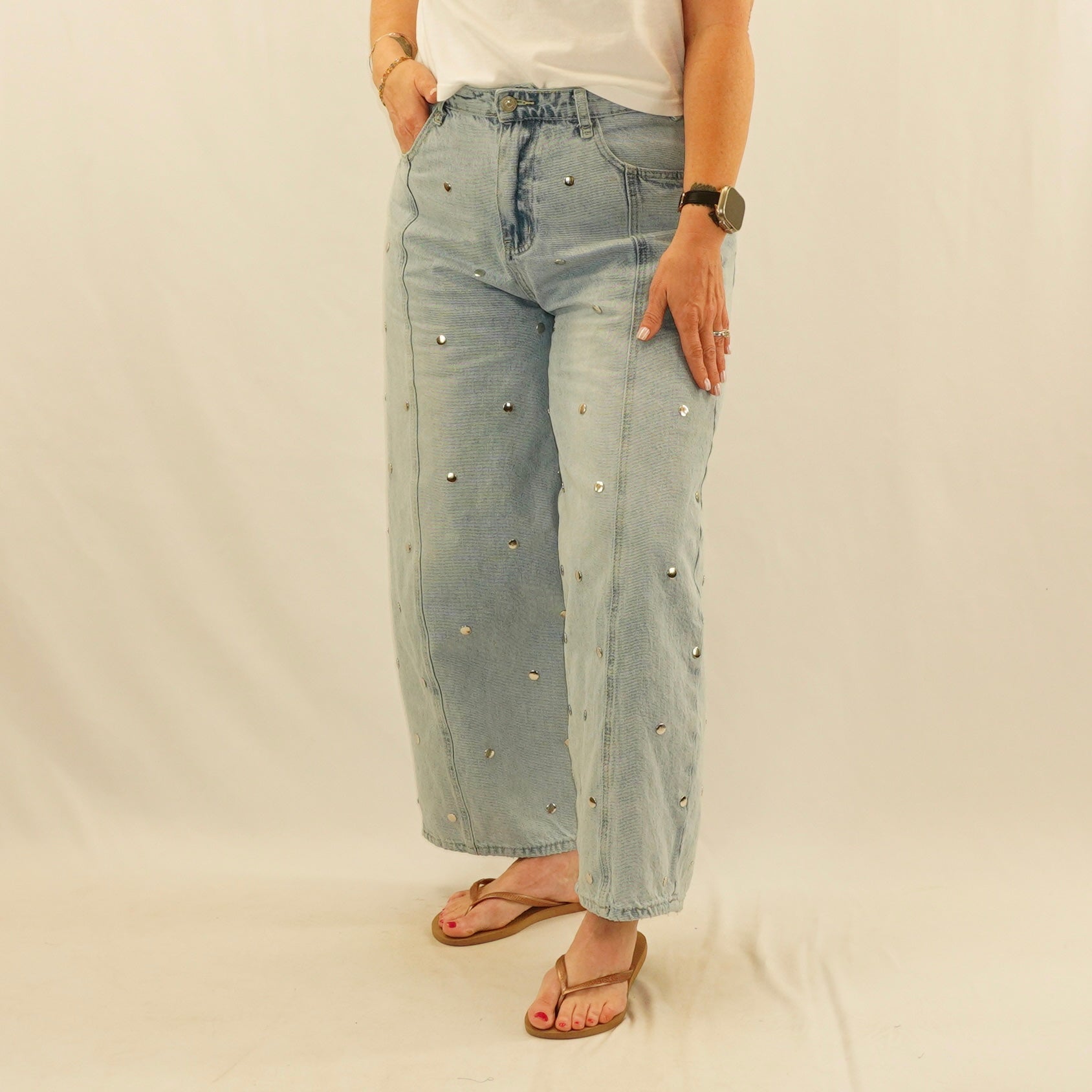 Studded Jeans