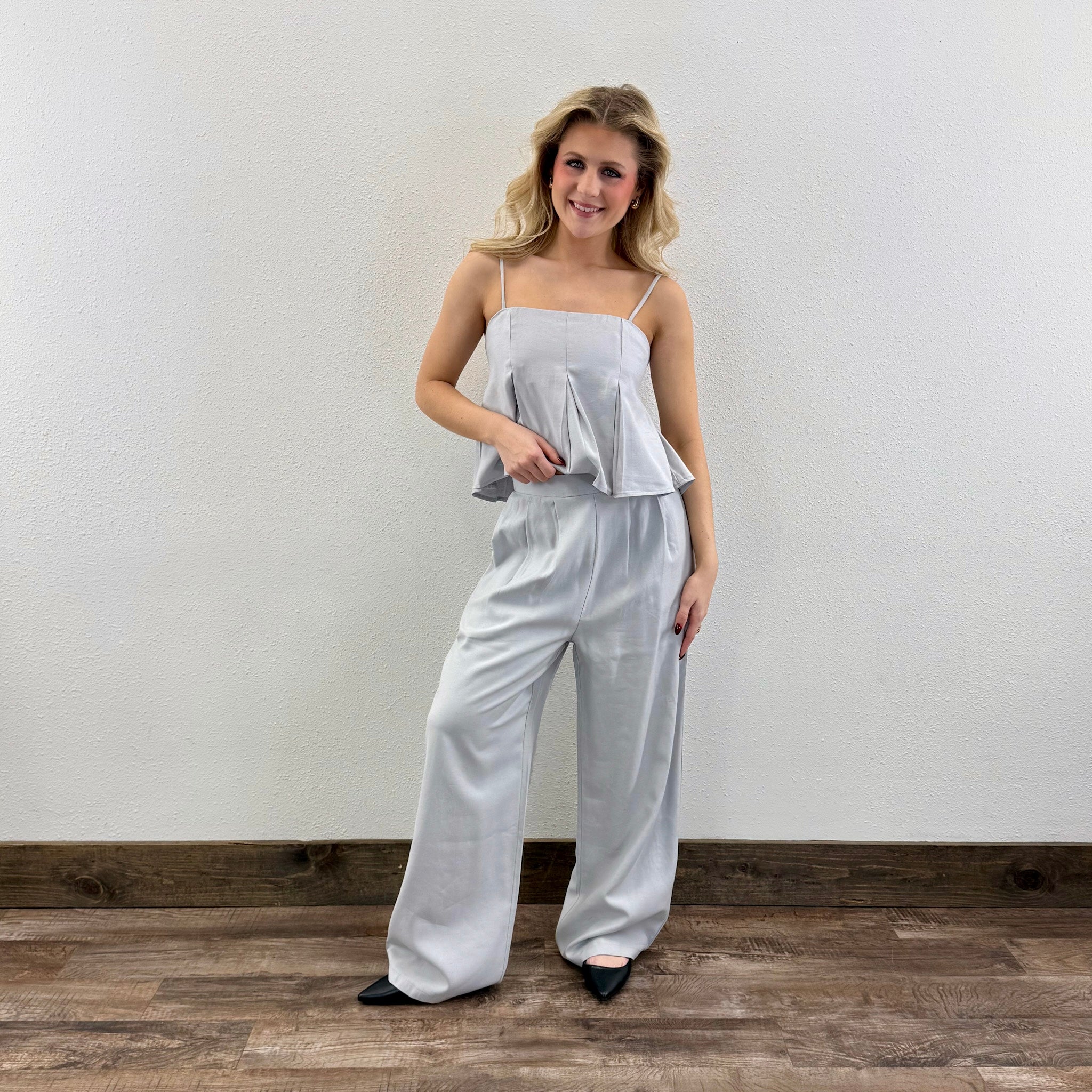 Pleated Pants