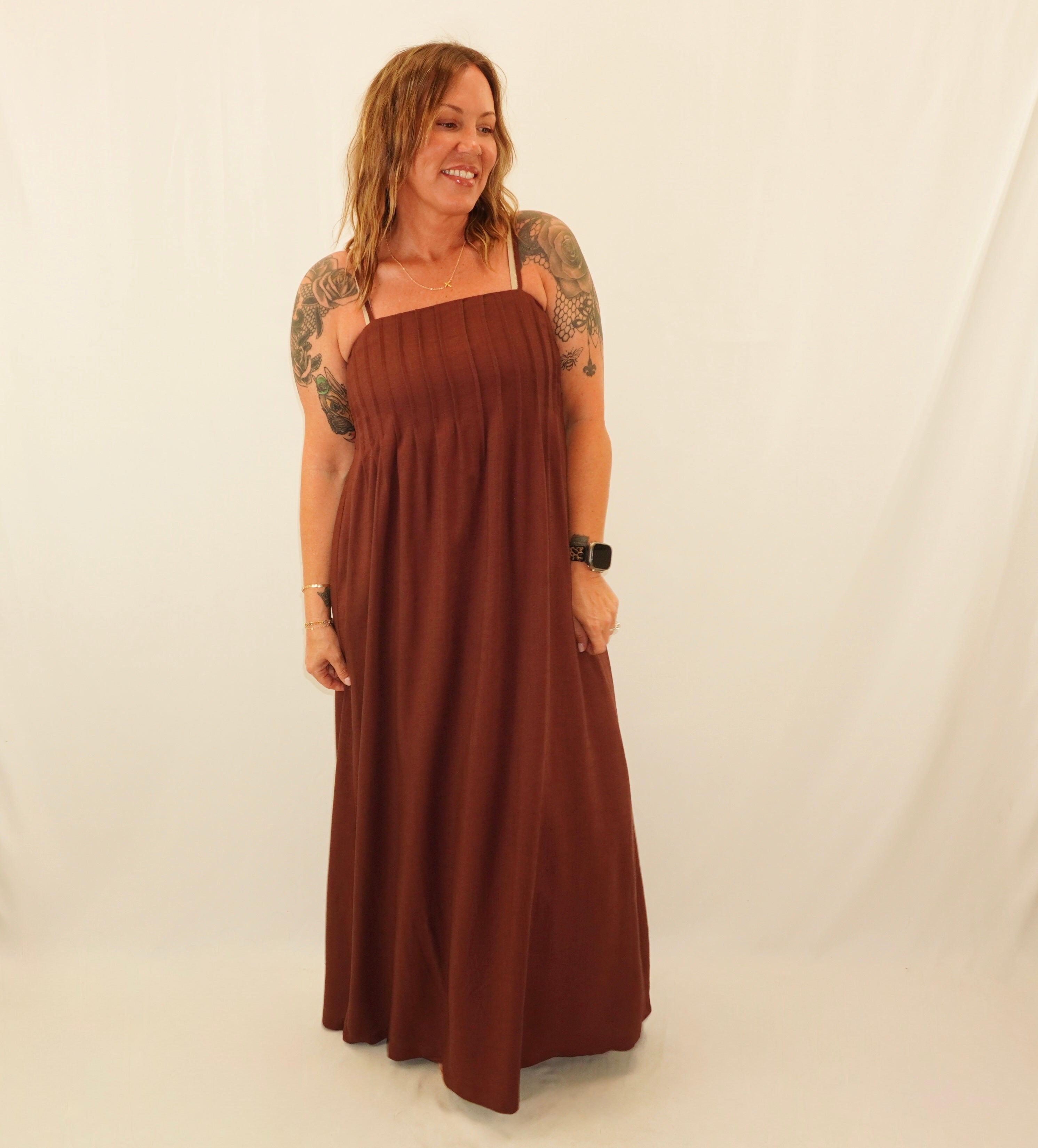 Brook Pintuck Dress