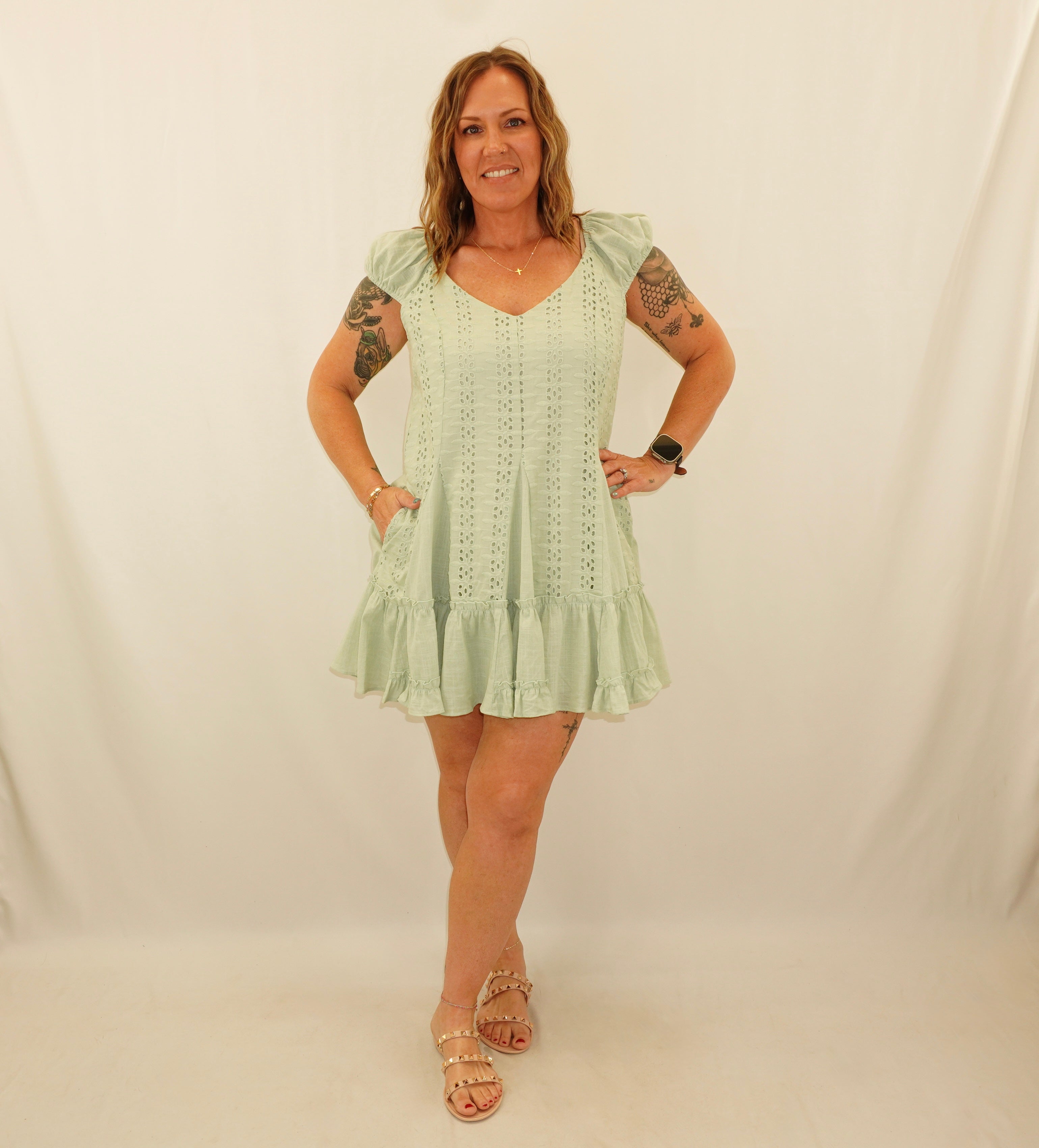 Eyelet Dress