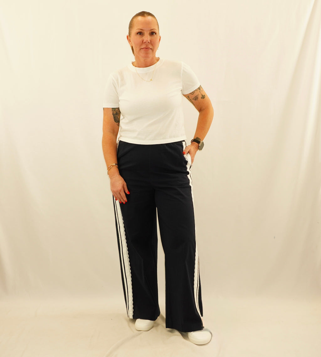 Lace Track Pants