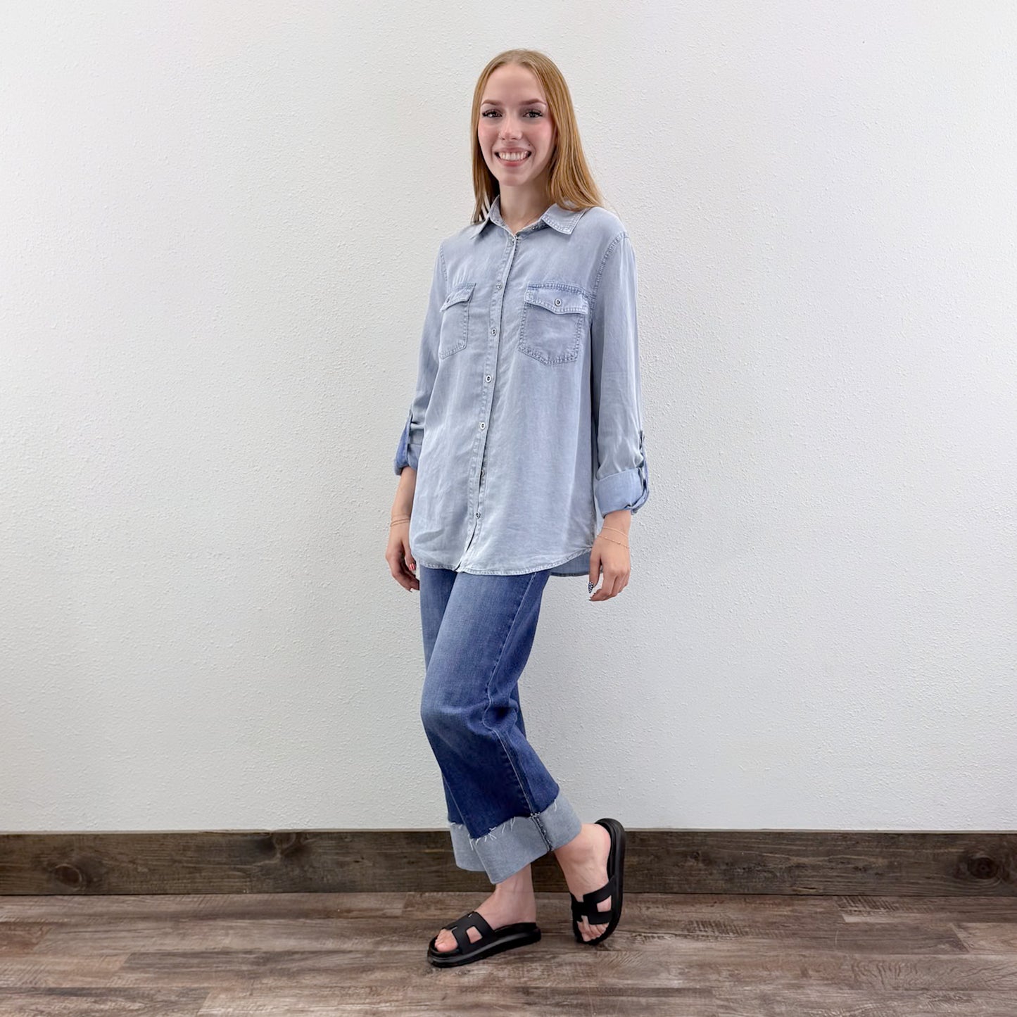 Chambray Button Down