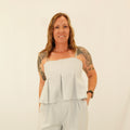 Pleated Tank Top