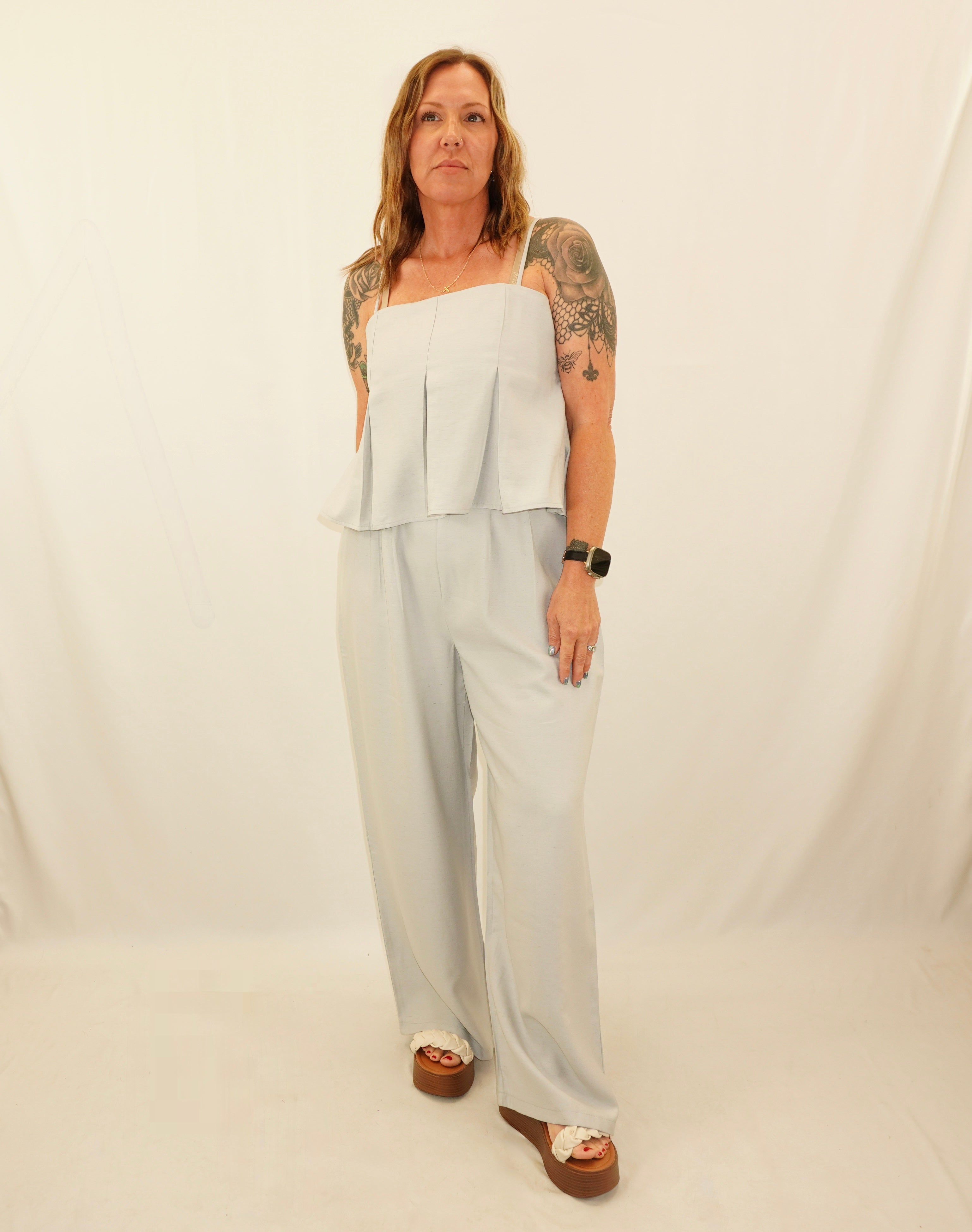 Pleated Pants