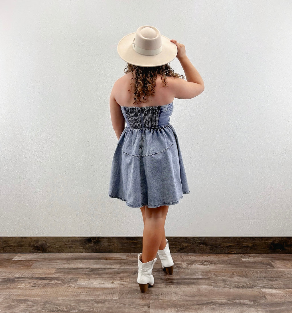 Denim Mini Dress