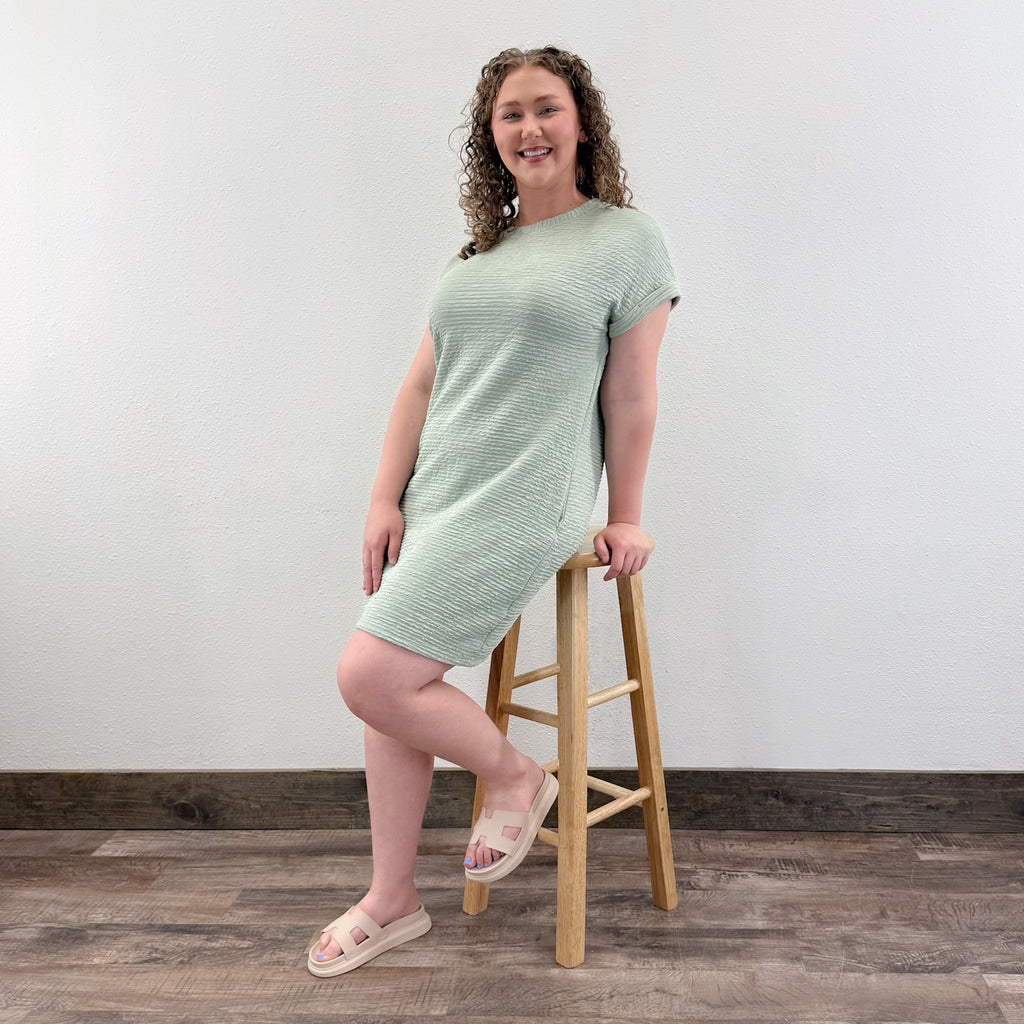 Crinkle T-Dress